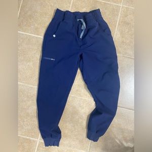 Figs joggers scrub pants. Petite small. Navy blue